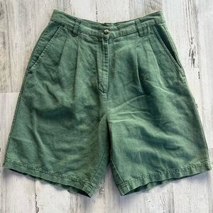 WOOLRICH Pants Size 8 Womens Linen Blend Outdoorwear Shorts